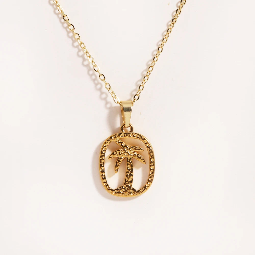 Palma — Palm Pendant Necklace
