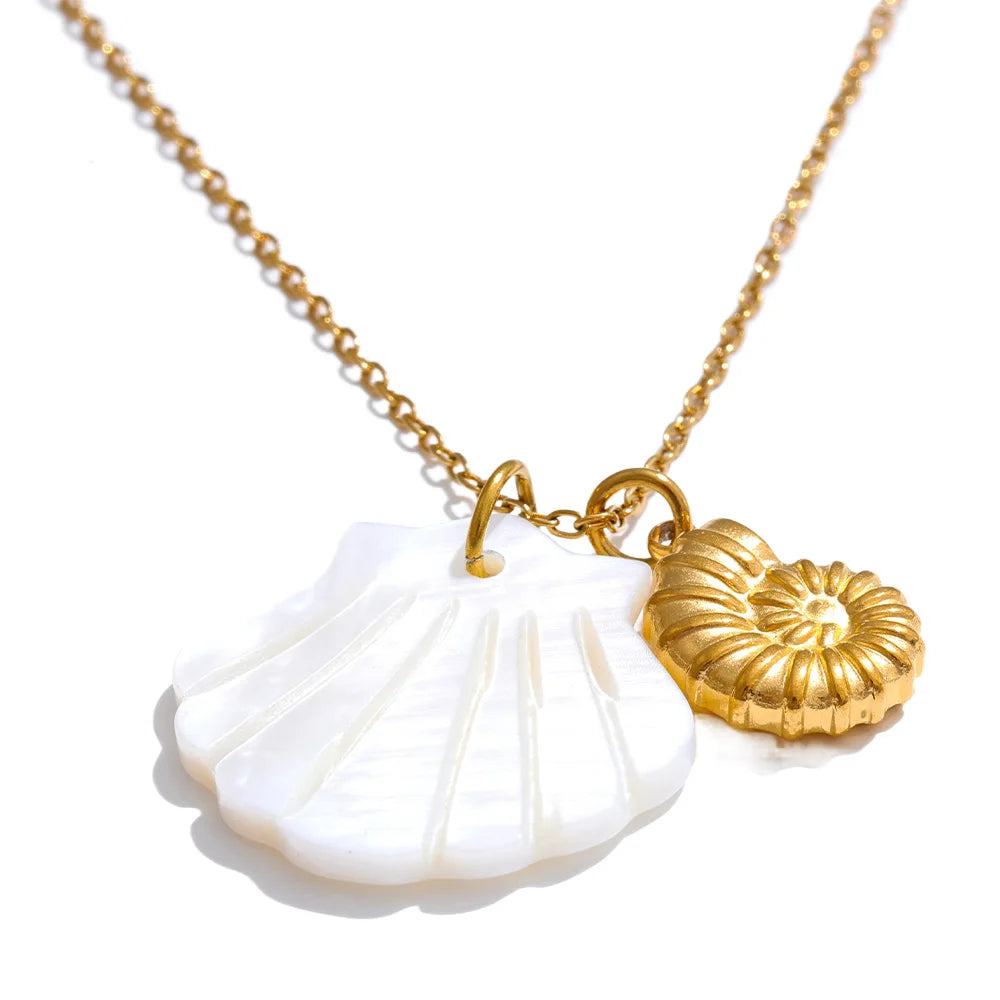 Conca — Shell & Charm Necklace