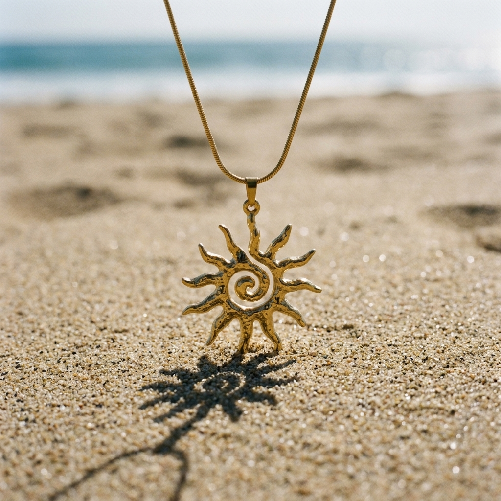 Helios — Sun Pendant Necklace