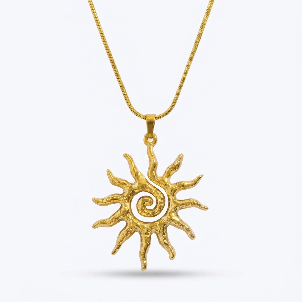 Helios — Sun Pendant Necklace