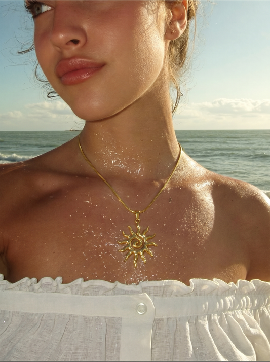 Helios — Sun Pendant Necklace