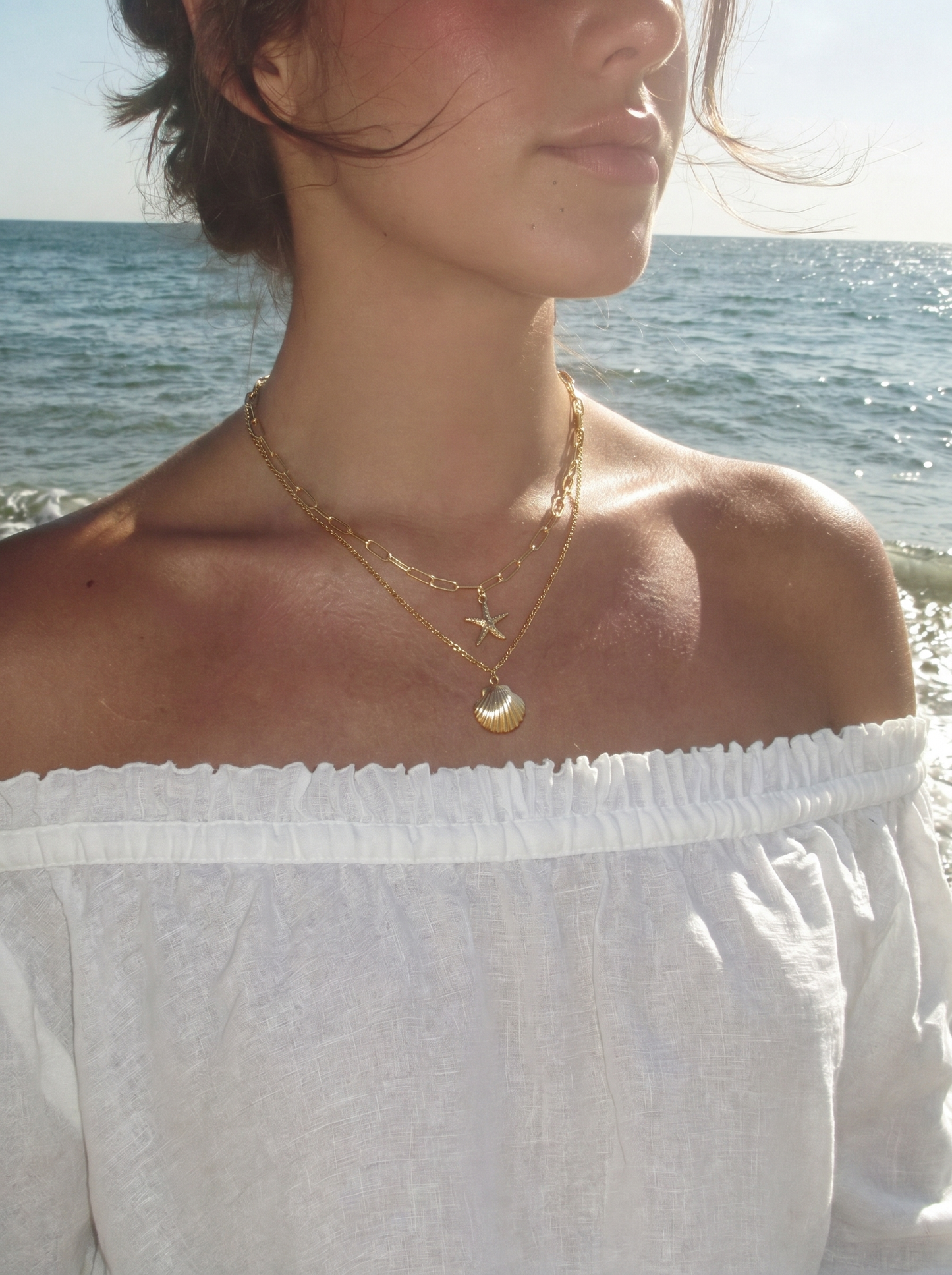 Stella — Starfish & Shell Necklace
