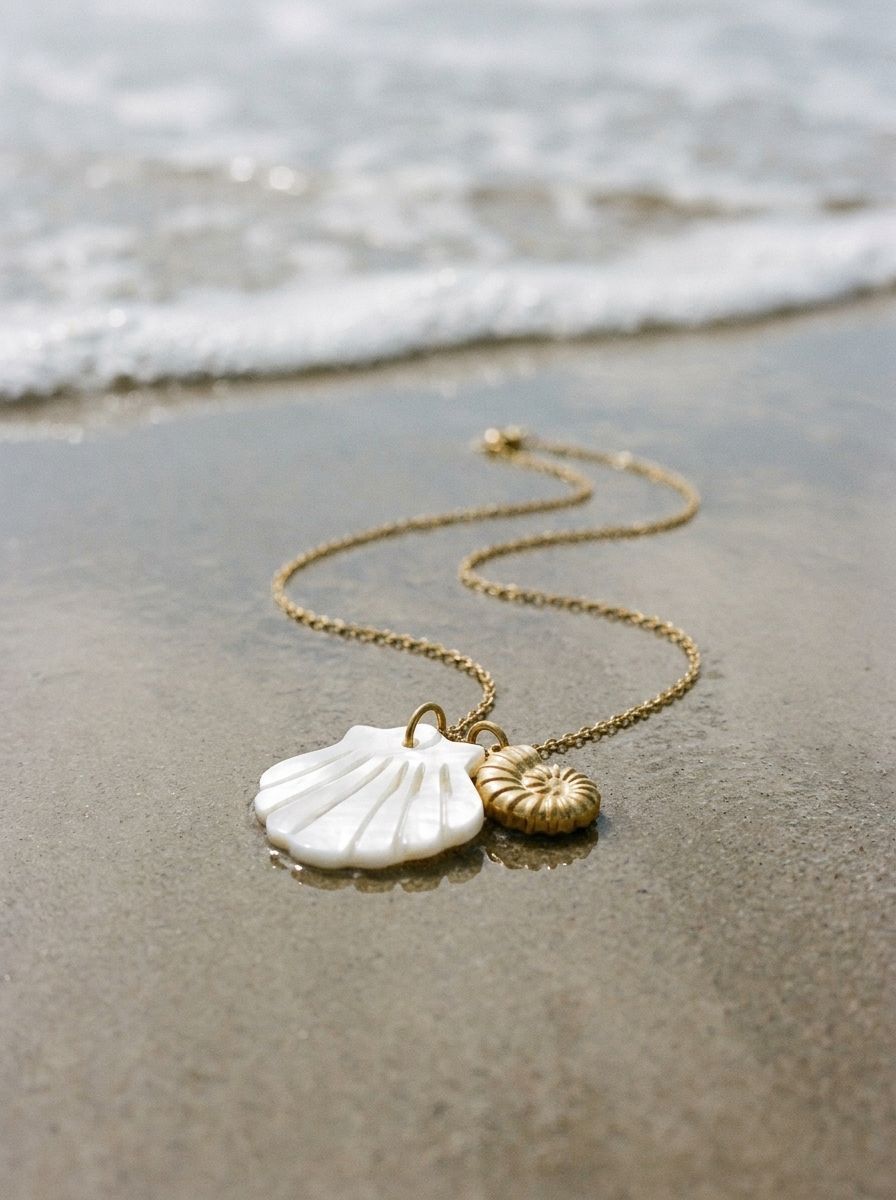 Conca — Shell & Charm Necklace